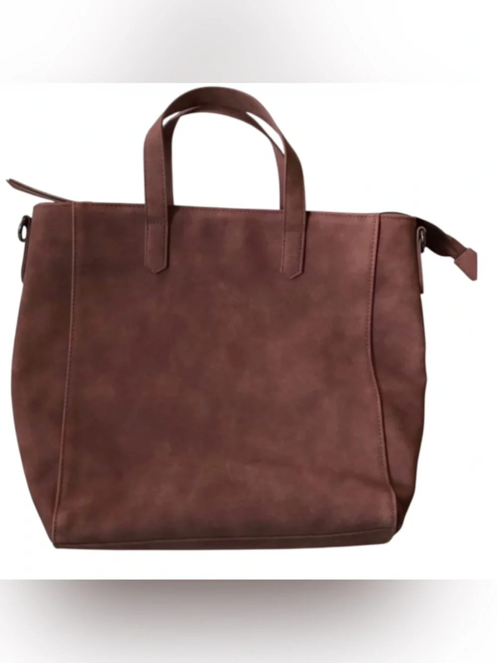 Universal Thread Mauve Pink Faux Leather Tote Crossbody Bag